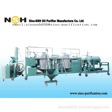 GER used engine diesel hydraulic base oil regeneration system
